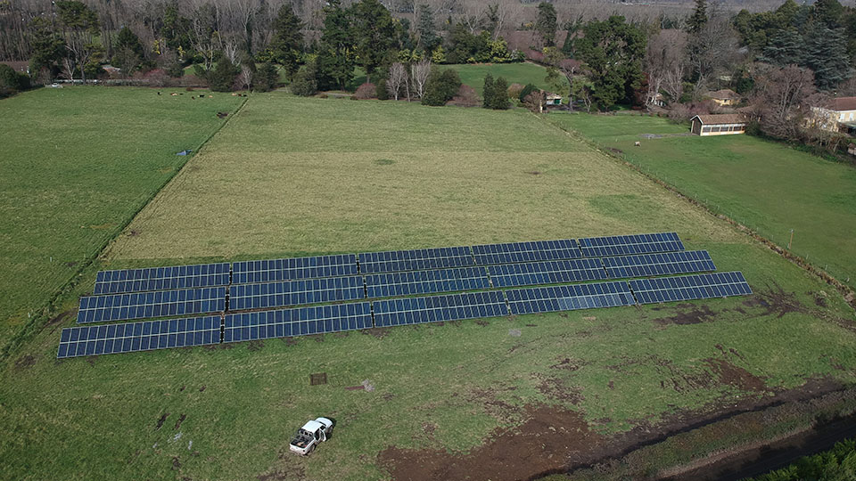 Sistemas solares para empresas agrícolas: Hortifrut Molina