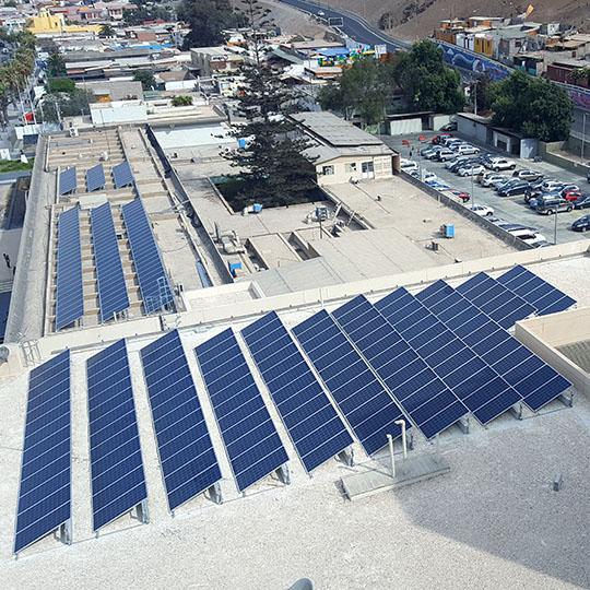 Proyecto con Energía Solar en Hospital Arica